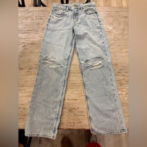 Light Blue Distressed Jeans